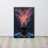 Thin Canvas 20″×30″ – Abstract colorful explosion of the mind