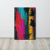 Thin Canvas 20″×30″ – Abstract colorful brush strokes